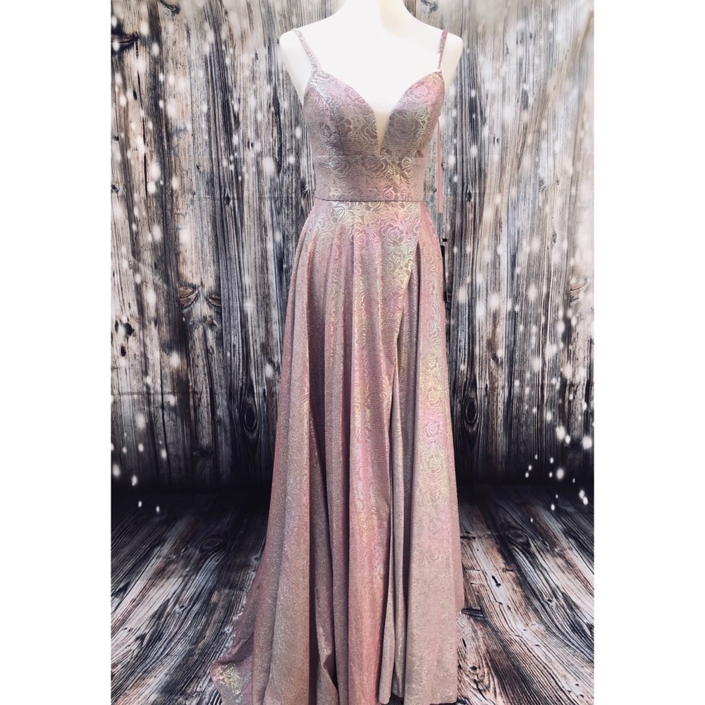 Iridescent Lilac Prom Dress